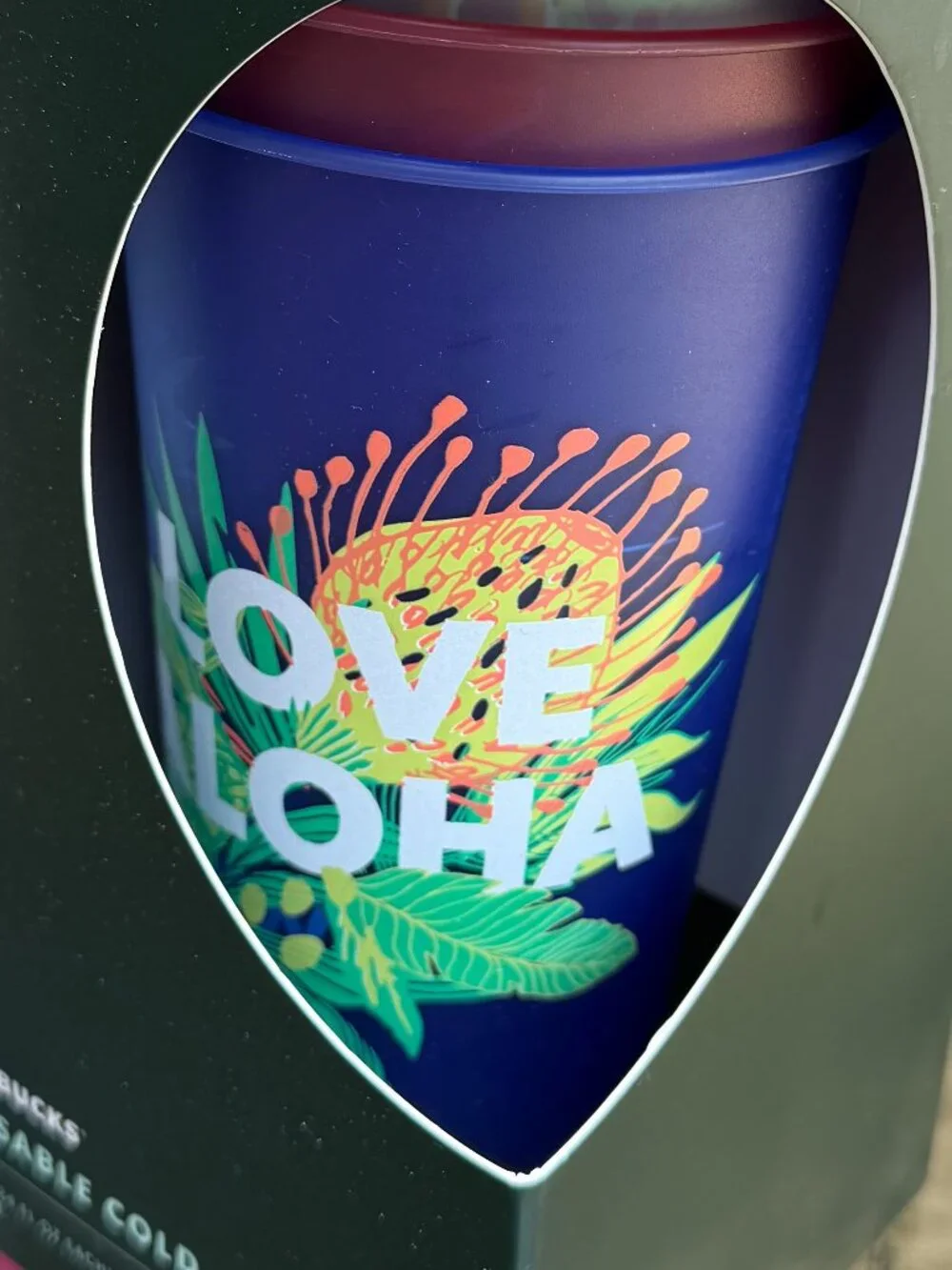 BRAND NEW!  Starbucks 5 Reusable Cold Cups - HAWAII COLLECTION
